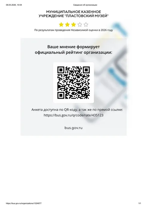 Сведения об организации (1)